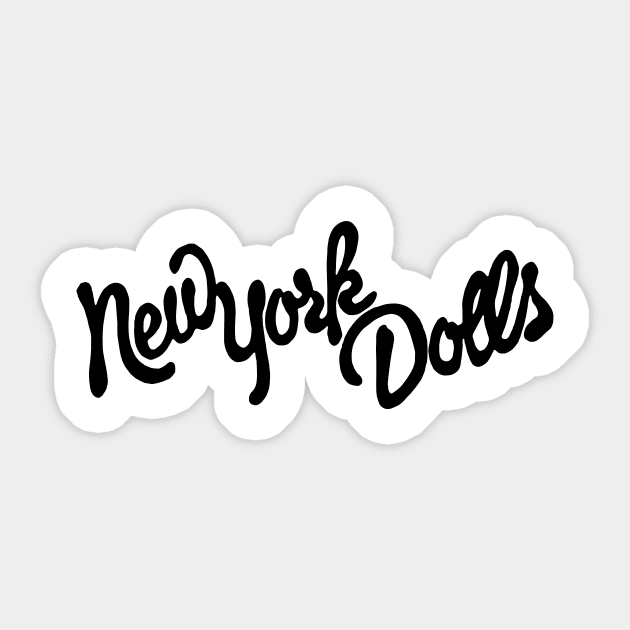 NY Dolls Sticker by TheCosmicTradingPost